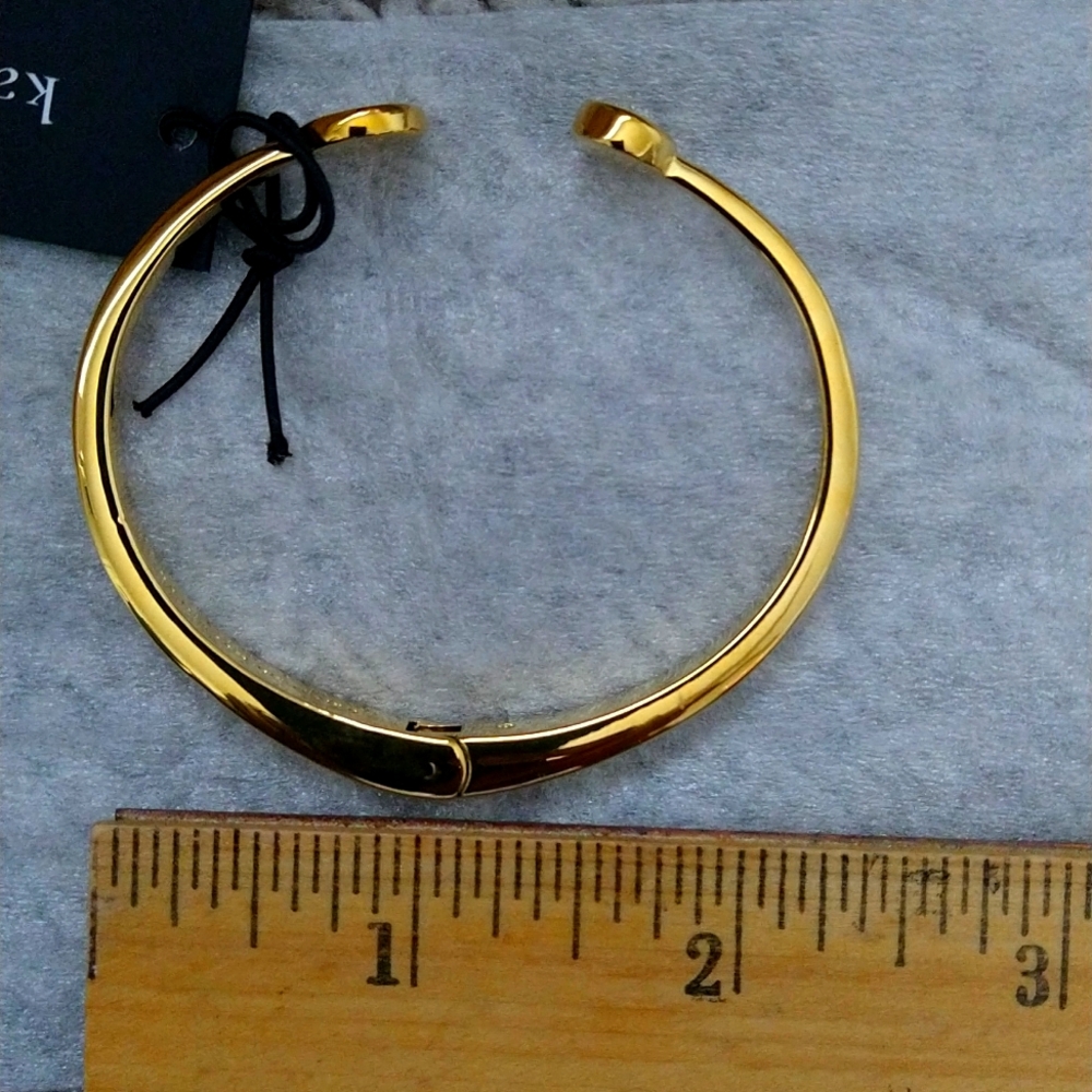 🥂Kate Spade New York Spot The Blk Spade Golden Bangle Bracelet NWT Authentic🥂 - Picture 13 of 13